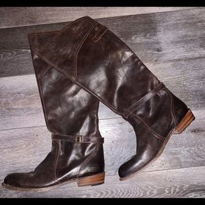 Frye women’s tall leather boots size 10